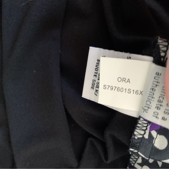 Diane Von Furstenberg Ora Floral Silk Blouse 4 Contrast Back - Picture 7 of 10